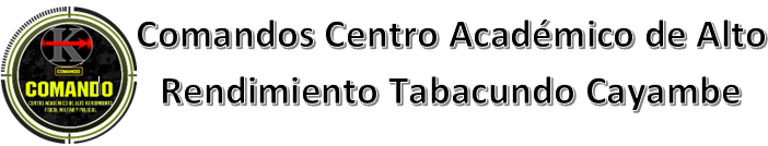 Comando Centro Académico de Alto Rendimiento Tabacundo - Cayambe logo