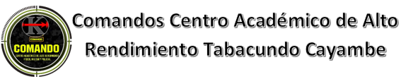 Comando Centro Académico de Alto Rendimiento Tabacundo - Cayambe logo